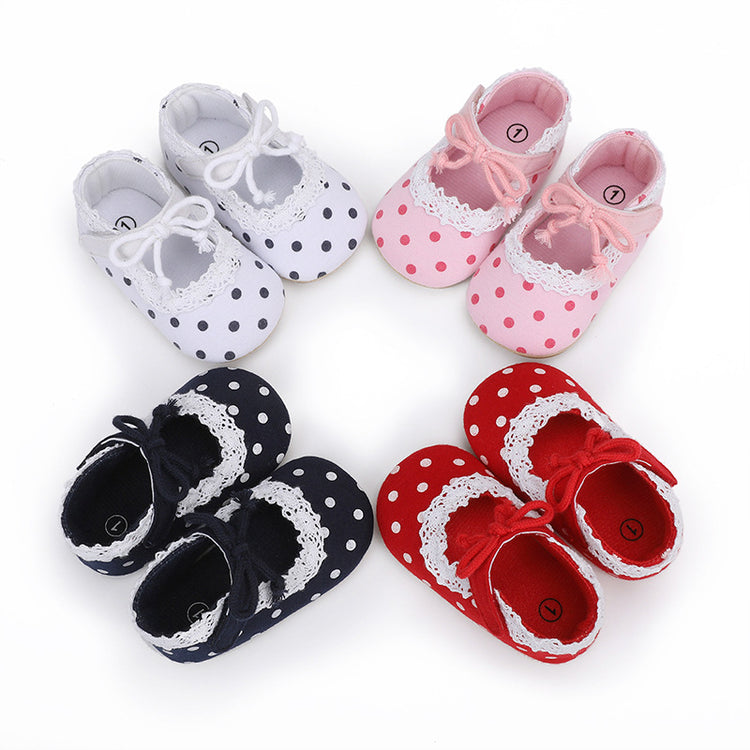 Navy Blue Princess Lovely Toddler Baby Girls Shoes SH7143B