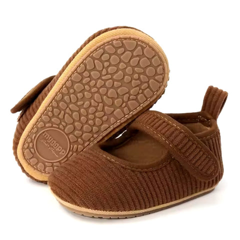 Brown Toddler Baby Girls Shoes SH7145B