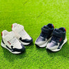White & Black PMA High Ankle Shoes SH7051A