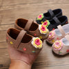 Soft-Soled Breathable Princess Shoes for Baby Girls, Featuring Cute Embroidery And Easy Slip-On Design SDL7549E