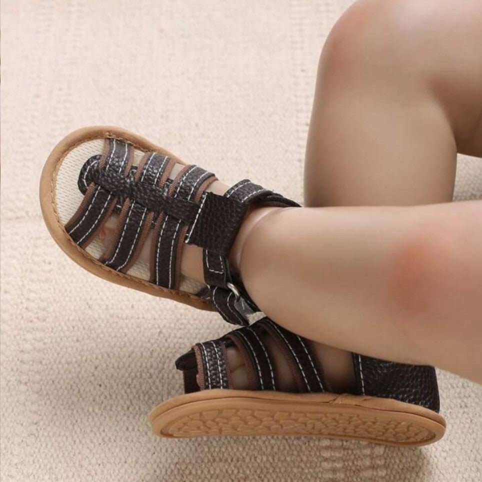 Dark Brown Summer Sandals SDL7519A