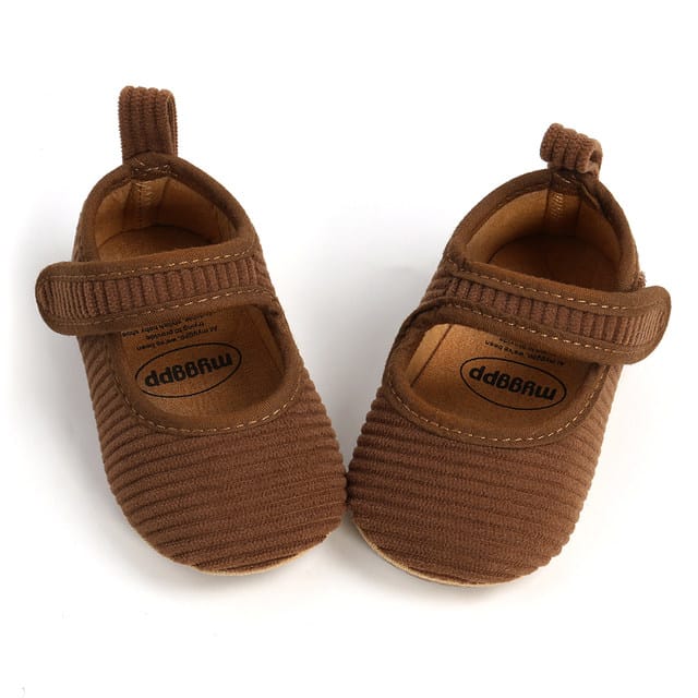 Brown Toddler Baby Girls Shoes SH7145B