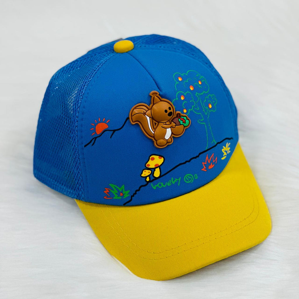 Girl's Yellow & Blue Baseball Cap CP5045B