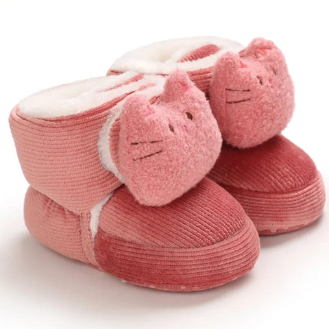 Pink Fashion Cotton Baby Warm Shoes SH7132F