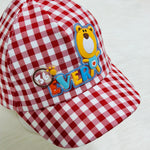 Children's Fashion Unisex Red & White Cap CP5034B