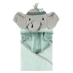 HB Unisex Baby Cotton Animal Face Hooded Towel TB6514A