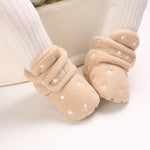 Brown Star Baby Winter Cute Warm Winter Shoes SH7127D