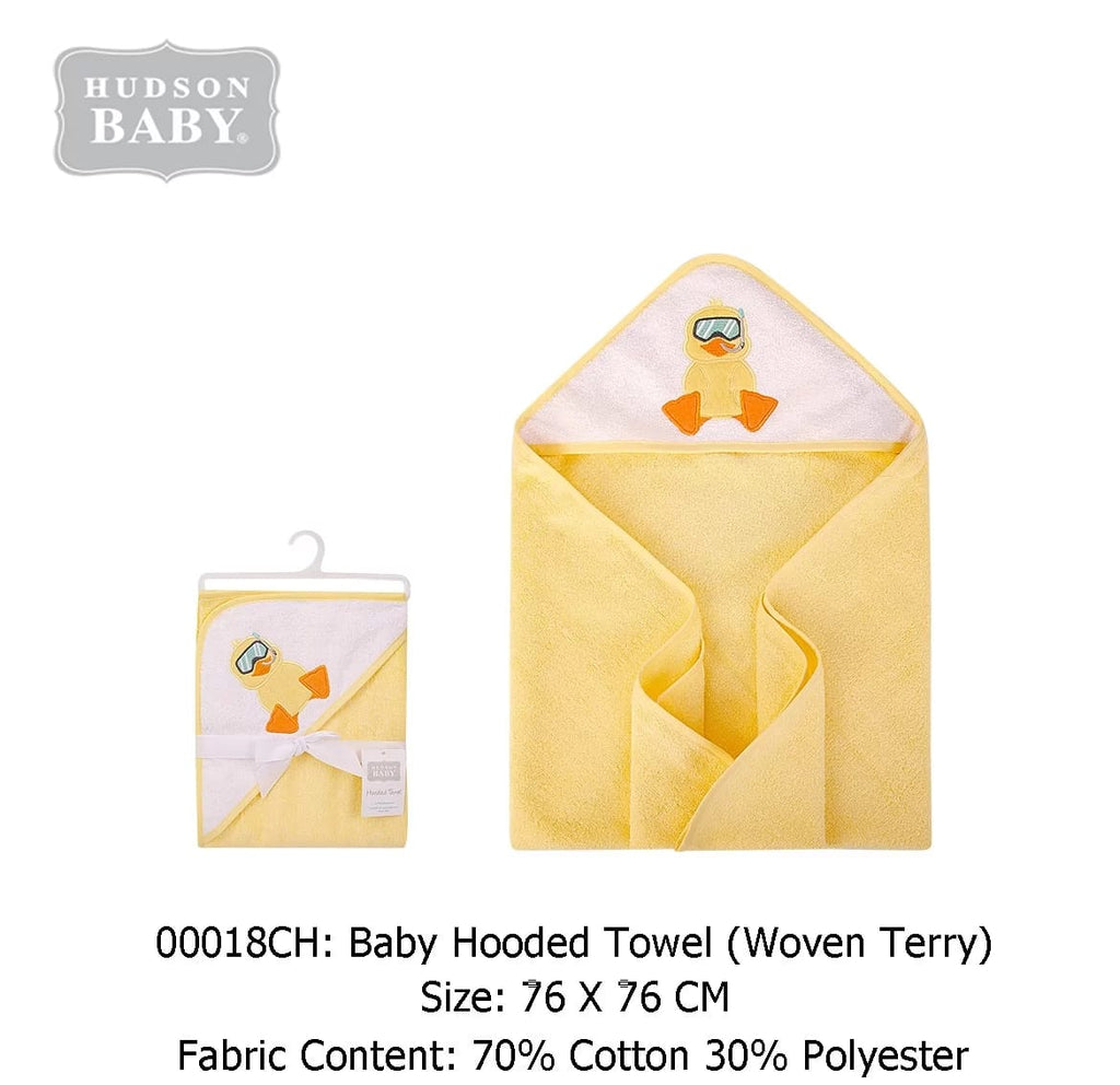 HB Yellow Duck Hooded Towel TB6505A