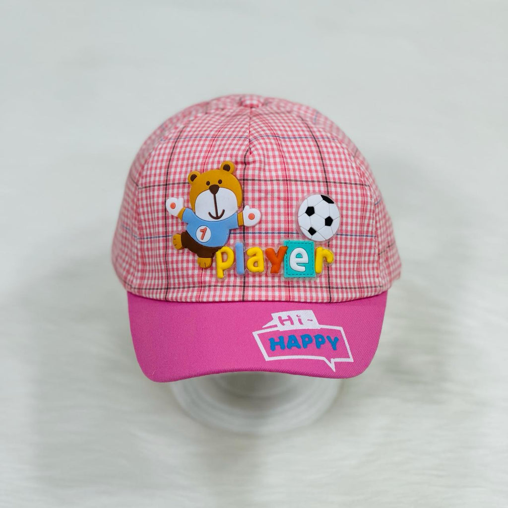 Children's Fashion Light Pink Player Cap CP5019C