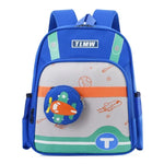 Royal Blue Waterproof Backpack, School Bags for Boys and Girls Aged 3-6, 1-2 Grade Student Bags BG5543A