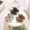 Toddler Casual Sneakers - Geometric Pattern, All-Season Comfort Athletic Shoes, Indoor & Outdoor Non-Slip Walking Shoes SH7169A