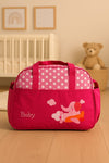 Pink Large Capacity Mother Travel Baby Diaper Bag BG5553B