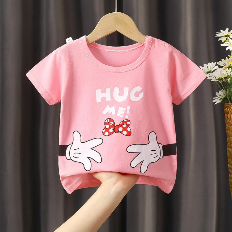 JF Pink Hug Me T-Shirt TP6073B