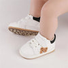 White & Black Bear Shoes SH7153A