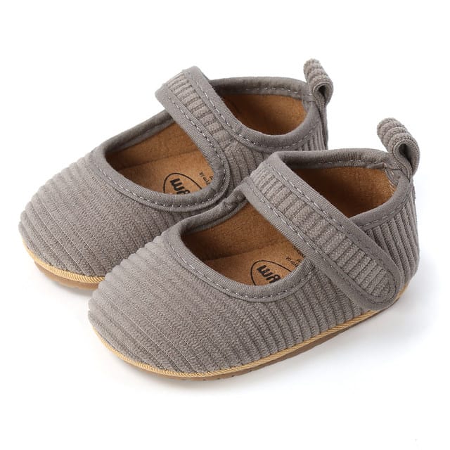 Gray Toddler Baby Girls Shoes SH7145A