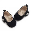 Black Flower Booties BTS9117C