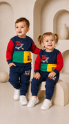 Tom and Jerry Design Baby Hoodie & Trouser Set - Soft Fleece Stuff, Machine Washable - Perfect for Winter, Perfect for Outdoor TS6419J