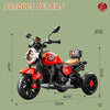 6V Battery Operated Ride On Yamaha RX-100 Bike for Kids with Foot Accelerator & Brake BCP1062C