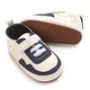 Blue Adorable Cartoon Print Soft Sole Baby Sneakers Booties BTS9120C