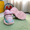 Pink with Duck Face Jogger Shoes SH7046B