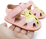 Baby Girls Pink Summer Giraffe Sandals SDL7537B