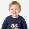 JF Navy Blue Cartoon Character Baby Sweatshirt - Soft Fleece Stuff, Machine Washable - Perfect for Winter, Perfect for Outdoor SS6427I