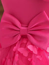 Baby Girl Birthday Party Gown Bowknot Decor Sleeveless Design Toddler Girl Princess Dress For Celebration FD6103F