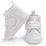 White Baby Fashion High Booties BTS9108A