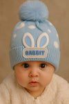 Sky Blue Rabbit Baby Warm Winter Wool Cap (0 Months - 24 Months) CP5089C