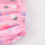 Pink Stars Reusable Baby Infant Nappy Cloth Diaper BCP1017F