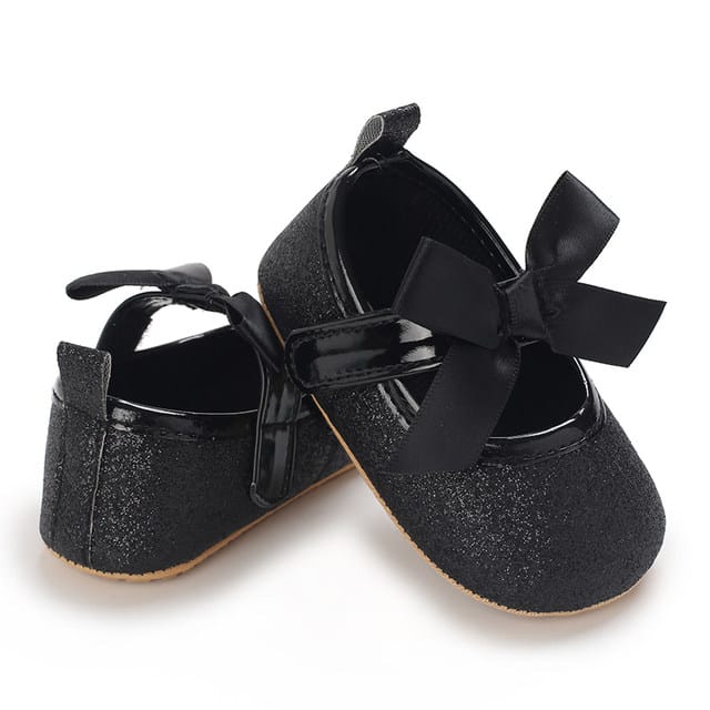 Black Glittering Shoes SH7084A