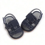 Denim Blue Soft Sole Sandals SDL7521