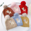 Red Baby Bear Knitted Warm Winter Wool Cap (6 Months -3 Years) CP5086B