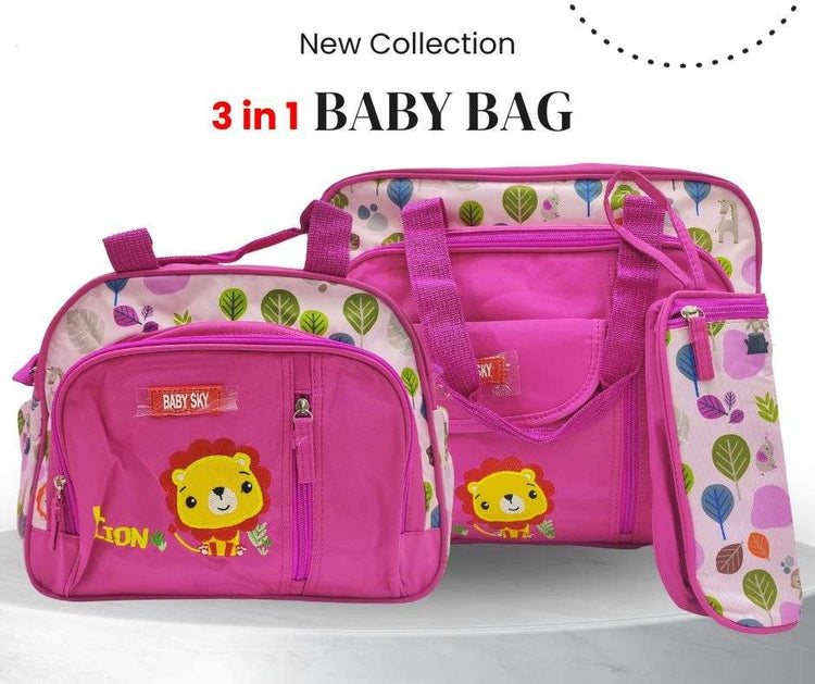 Baby Sky Pink 3-piece Bag with Mat BG5507C