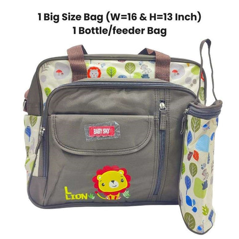 Baby Sky Gray 3-piece Bag with Mat BG5507B