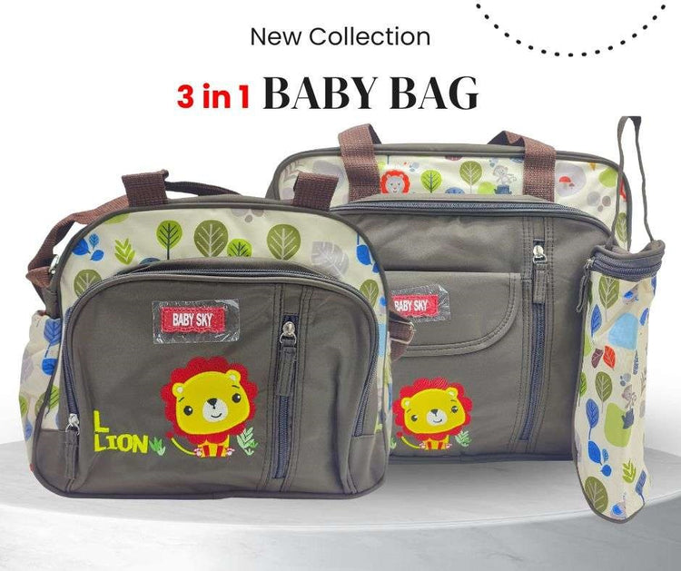 Baby Sky Gray 3-piece Bag with Mat BG5507B