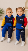 King Design Baby Hoodie & Trouser Set - Soft Fleece Stuff, Machine Washable - Perfect for Winter, Perfect for Outdoor TS6419E