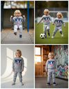 JF 2 PC Grey NY Autumn & Winter Terry Fabric Track Suit, Sweatshirt and Trouser Set TS6418H