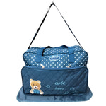 Navy Blue Cute Happy Bag with Mat BG5527A