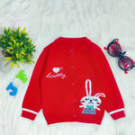 Red Fashion Sweater Cardigan SC6303D