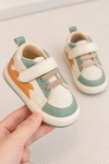 JF Sega Green & Rust Orange Baby Dino Adventure Booties BTS9128C
