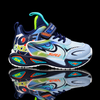 JF Blue Multi TurboX Sports Sneakers Shoes SH714B