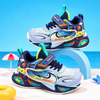 JF Blue Multi TurboX Sports Sneakers Shoes SH714B