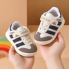 JF Cream & Navy Blue Retro Sneakers Shoes SH7196E