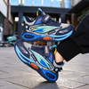 JF Navy Blue & Mint Green Velocity Pro Kids Sneakers Shoes SH7197A