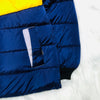 Boys Red & Navy Blue Warm Inner Furr Hoodied Puffer Jacket HJ6203B