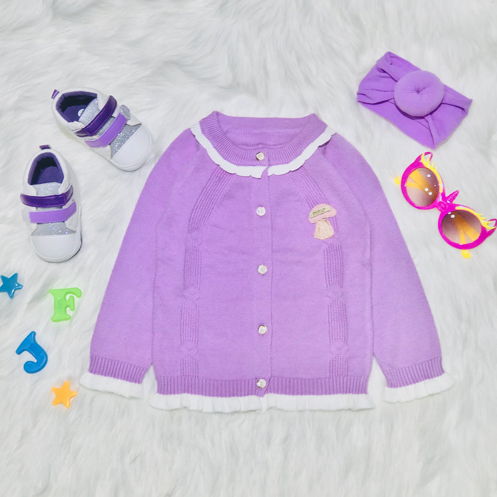 Purple Fashion Sweater Cardigan SC6303A