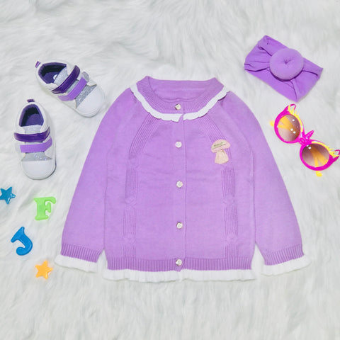 Purple Fashion Sweater Cardigan SC6303A