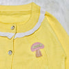 Yellow Fashion Sweater Cardigan SC6303B