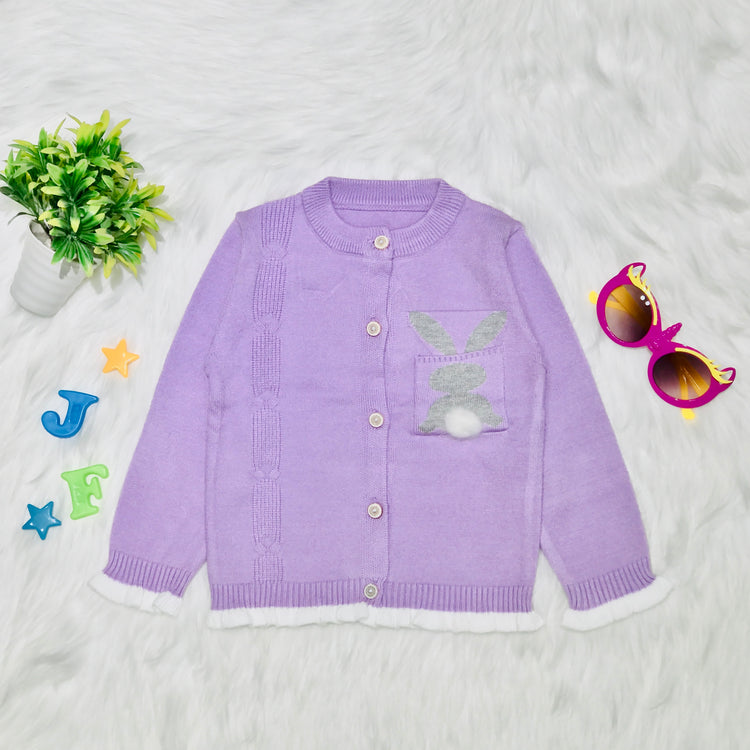 Purple Fashion Sweater Cardigan SC6306A